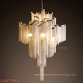 Waterfall Chain Chandelier Lamp Villa Top Grade Lighting Meeting Hall Light 71156